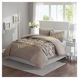 Comfort Spaces King Duvet Cover - Cavoy - Taupe