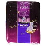 Case of 3 packs, Poise Overnight Incontinence