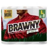 Brawny Paper Towels Full Sheet 6 Large Rolls. New