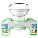 Step and go toilet stool 7" new - proper toilet