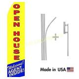 Pole assembly only, no flag!! Open House Real