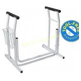Vaunn Medical Bathroom Toilet Rail Grab Bar and
