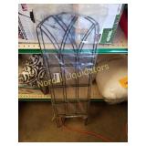 2 climbing plant trellis 35" x 10" black