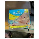 Pampers Swaddlers Diapers, Newborn,6 packages of