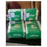 4-4 PACKS KLEENEX SOOTHING LOTION TISSUES. SOME