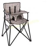 ciao! Baby Portable High Chair, Grey Check.