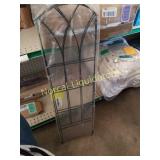 2 trellis for climbing plants 36" x 10" black