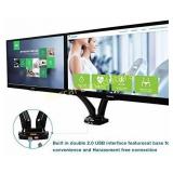 North Bayou Dual Monitor Desk Mount Stand Full