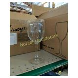 Dozen new wine glasses