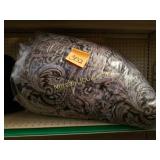 King comforter, decorative pillow, 2 shams and
