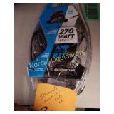 Amp wiring kit
 Scosche 
12 AWG 
270 Watt Max