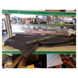 7ft gray patio umbrella.  Preowned/ a little