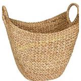Large Woven Seagrass Storage Basket – Wicker