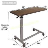 NEW Vaunn Medical Adjustable Overbed Bedside