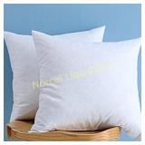 SET OF TWO 24 X 24 IN PILLOW INSERTS NEW IN THE