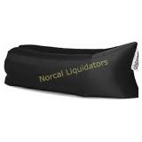 BLACK SILVER INFLATABLE LIGHT WEIGHT POUCH