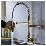 NEW Rozin LED Light Pull Down Spray Kitchen Mixer