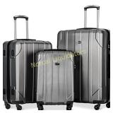 MERAX 3 PIECE SPINNER LUGGAGE SET PREOWNED BUT IN