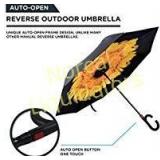 New Reverse Inverted Inside Out Umbrella - Upside