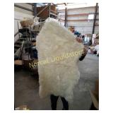Sheepskin throw(unsure if it