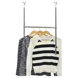 SimpleHouseware Adjustable Closet Hanging Rod,