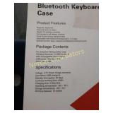 Bluetooth keyboard case w/keyboard.  See pics for