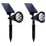 NeillieN Solar Spotlight Lamp, 2 in 1 Garden