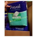 Large Prevail underpads 10 bags of 15 underpads