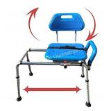 Premium Sliding Bath Transfer Bench with Swivel