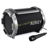 AUKEY Portable Bluetooth Speaker with Microphone,