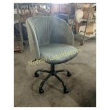 Humy casa Mathews velvet seretary office chair