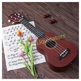 Artall 21 Inch Handcrafted Solid Wood Soprano