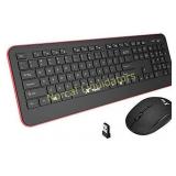 Wireless Keyboard and Mouse, 2.4GHz Ultra Compact