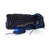 SportsBot SS301 Blue LED Gaming Over-Ear Headset