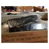 3 Bbq burner heat deflectors