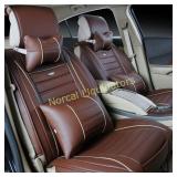 Boutique Jushi leather car seat covers large back