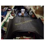 Rubber backed indoor door mat aproximatly 2