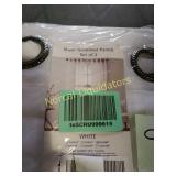 Sheer Grommet Panels set of 2. 2"x54"x84" new