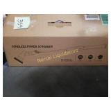 Cordless power scrubber. New
