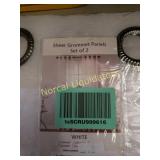Sheer Grommet Panels set of 2. 
2"x54"x84". New