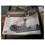 Farberware 3-Piece Dish Rack Set. Appear new in
