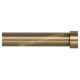 Ivilon Drapery Window Curtain Rod - End Cap Style