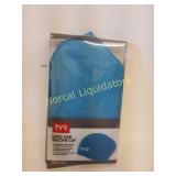 TYR lcsl Long Hair Wrinkle-Free Swim Cap - Blue