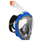 Head Sea Vu Dry Full Face Snorkel Mask - Blue.