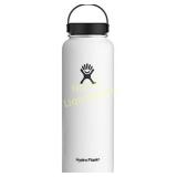 *Hydro Flask Wide Mouth Bottle, White 40oz