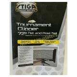 STIGA 72 IN TABLE TENNIS NET AND POST KIT SET.