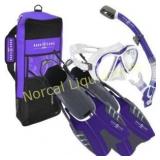 Aqua Lung Sport Jewel Lx Snorkel Set For Ladies