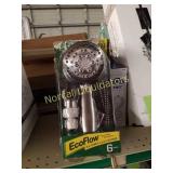 Waterpik Eco Flo shower head 6 spray settings