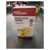 Hyper Tough keyed entry doorknob.  Appears new in