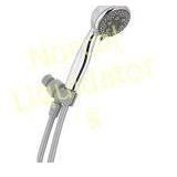 Peerless Chrome 4-spray Hanhheld Shower, Silver